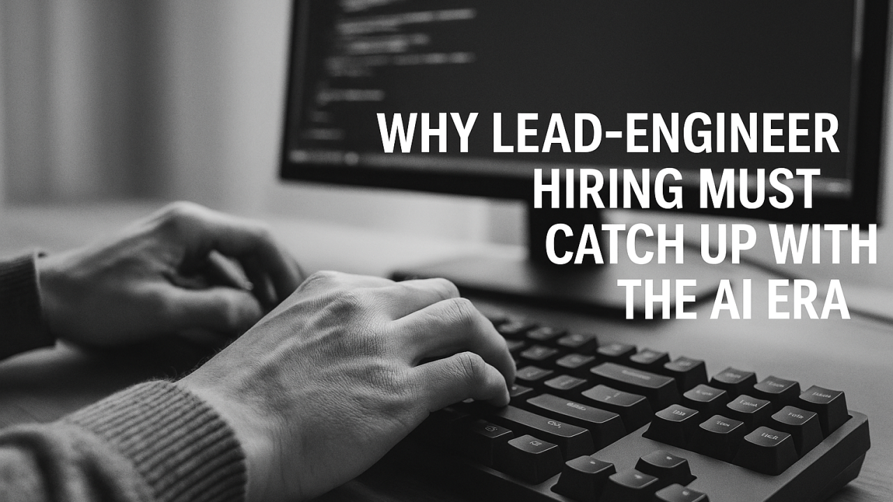The Obsolete Interview: Why Lead-Engineer Hiring Must Catch Up With the AI Era